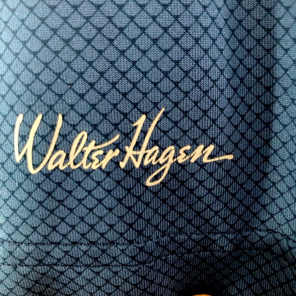 Walter Hagen XXL slate blue polo/Golf short sleeve men’s shirt - Picture 2 of 4